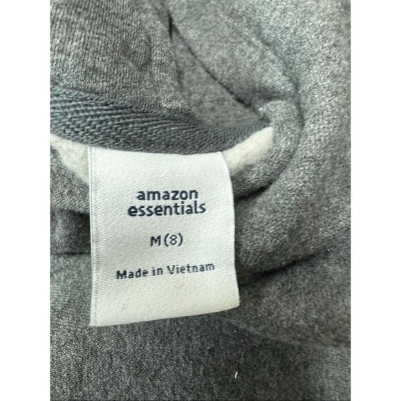 Amazon Essentials Boys Grey Hoodie Size Medium (8) - Picture 3 of 4